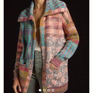 ANTHROPOLOGIE BY DAILY PRACTICE THE REDWOOD JACKET CARDI NWT SMALL